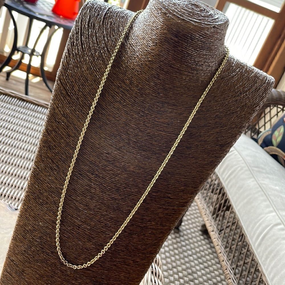 Vintage Avon Gold Chain Necklace
